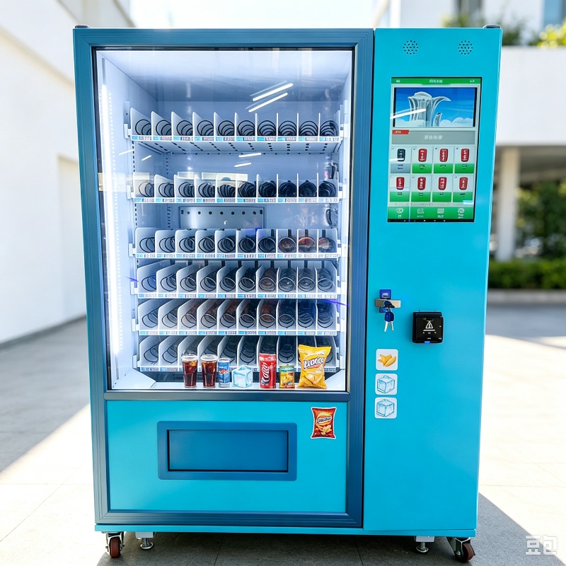 Vending Machine Qr Code - Automat z przekąskami z ekranem dotykowym,