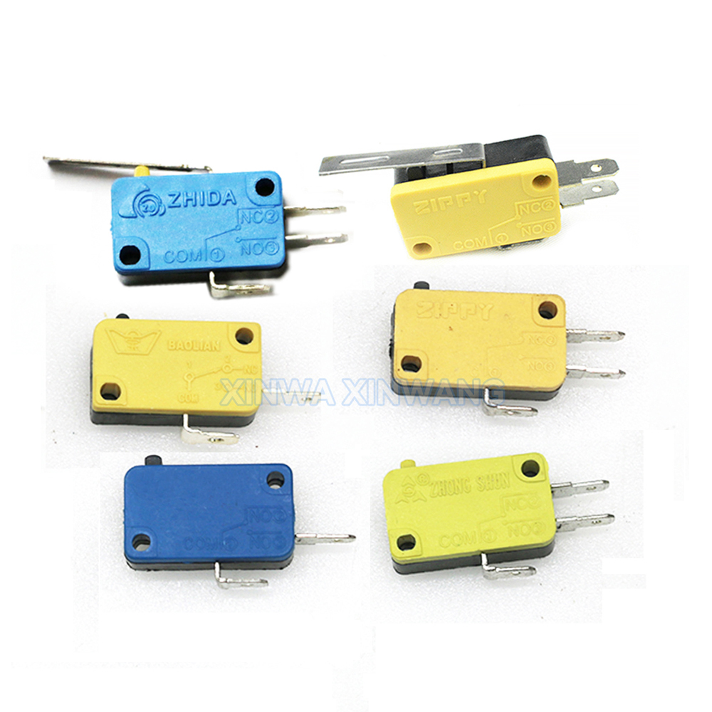 Coin Acceptor Selector - 10 szt. Mikroprzełącznik Samoresetujący Mikroswitch do