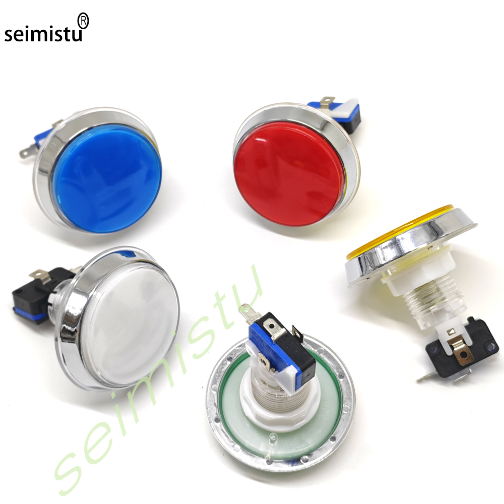 Przycisk LED 60mm chromowany 1 – Arcade Vending Machines recenzja i cena