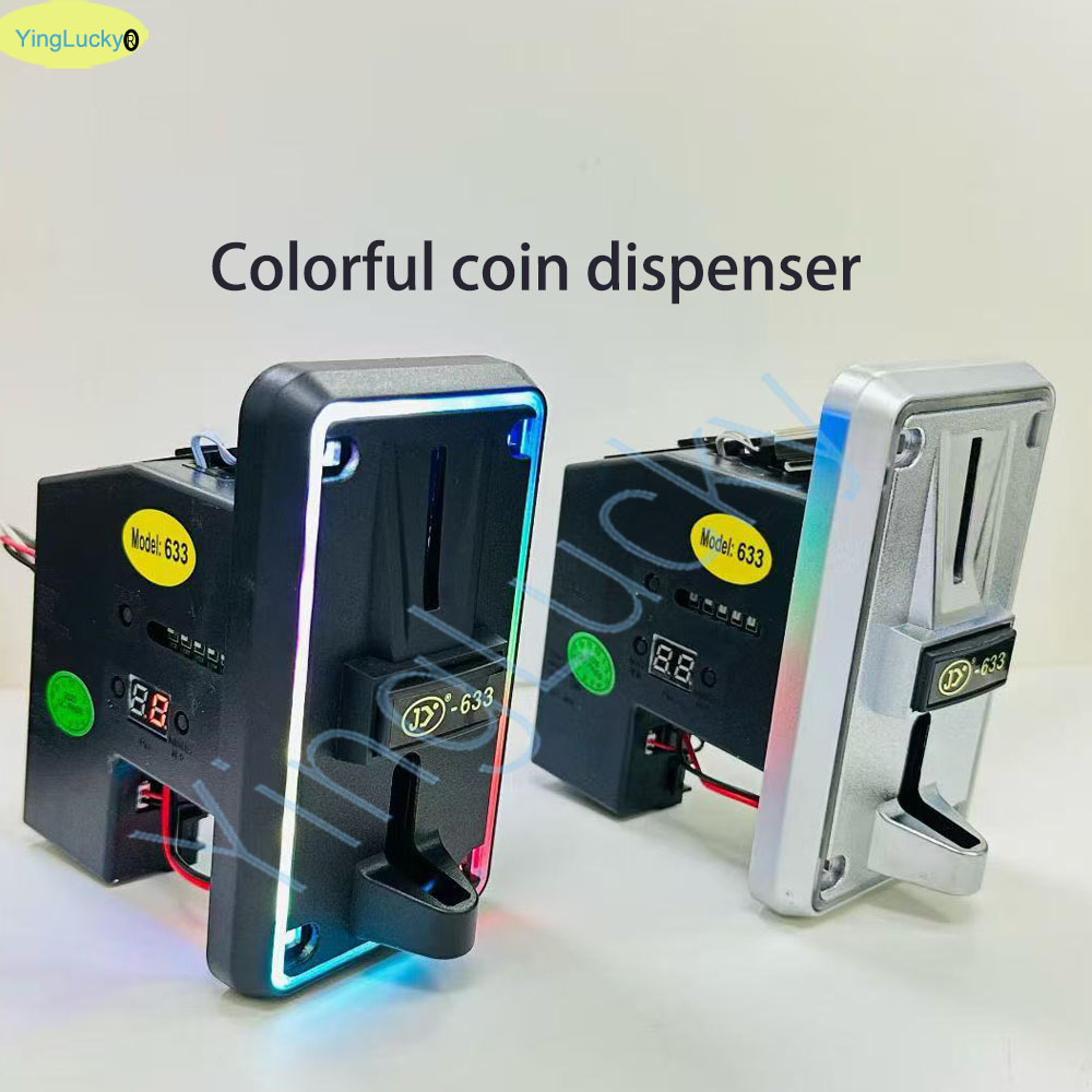 Kolorowy czytnik monet LED, se – Coin Acceptor Selector recenzja i cena