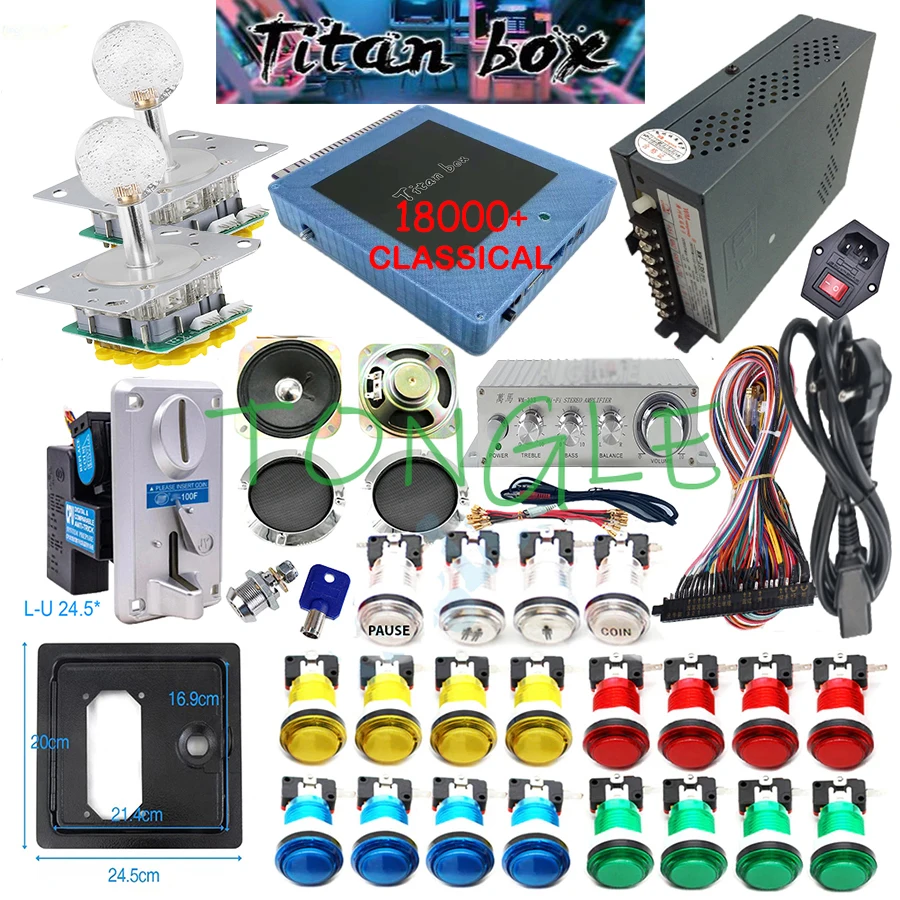 2 gracze Titan Box 18000+ w 1  – Coin Acceptor Selector recenzja i cena