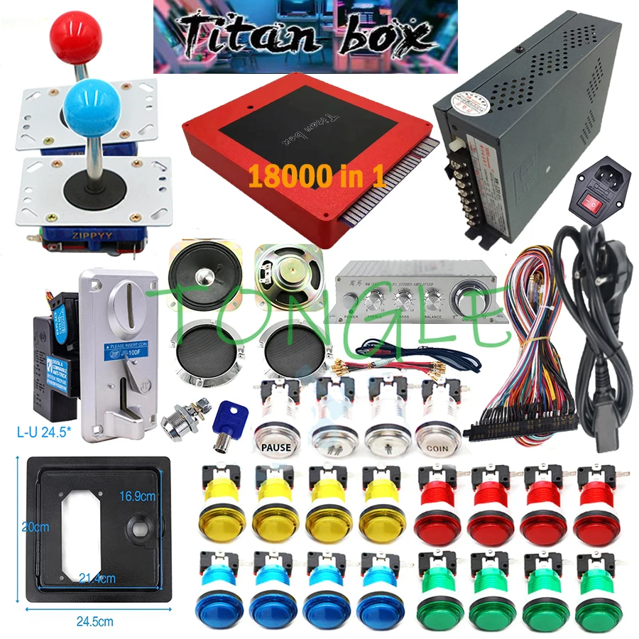 2 gracze Titan Box 18000+ w 1  – Coin Acceptor Selector recenzja i cena